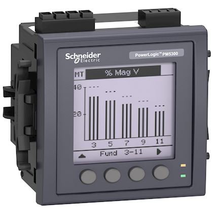 Photo PowerLogic - centrale de mesure - PM5331 - Modbus - mémoire - 2E/2S relais - MID | Ref : METSEPM5331
