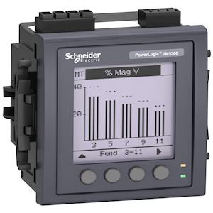 Photo PowerLogic - centrale de mesure - PM5341 - Ethern - mémoire - 2E/2S relais - MID | Ref : METSEPM5341