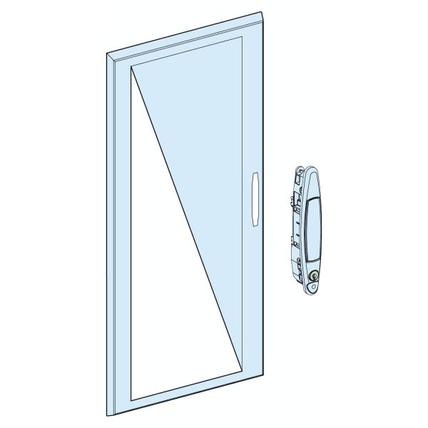 Photo Porte transparente 27 modules coffret et armoire | Ref : 08232