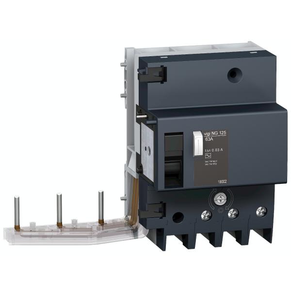 Photo NG125 Vigi NG125 - bloc diffrentiel - 63A - 3P - 230..415V - 30mA | Ref : 19002