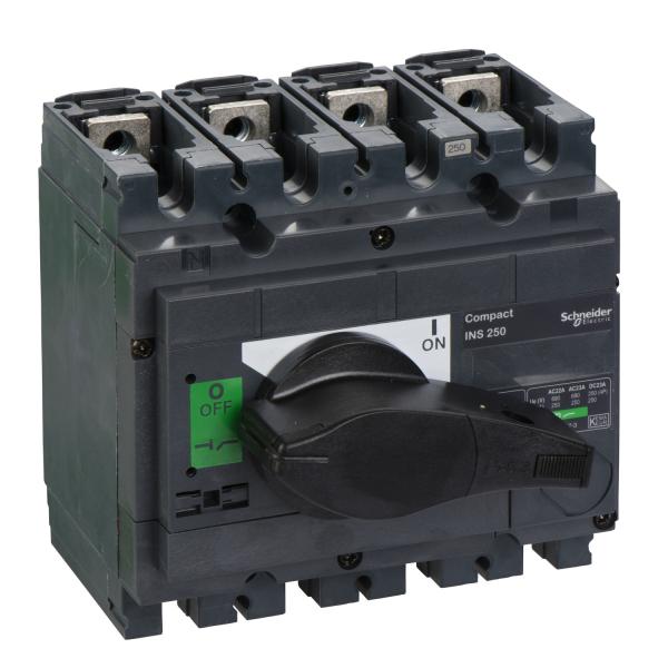 Photo interrupteursectionneur Interpact INS250 4P 250 A | Ref : 31107
