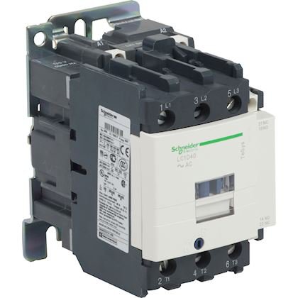 Photo TeSys D - contacteur EN60335 - 3P (3NO) + 1NO + 1NF - AC3 <=440V 40A - 230Vca | Ref : LC1D40P7S335