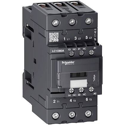 Photo TeSys D - contacteur - 3P(3 NO) - AC3 - <= 440V 80A - 230Vca - Everlink | Ref : LC1D80AP7