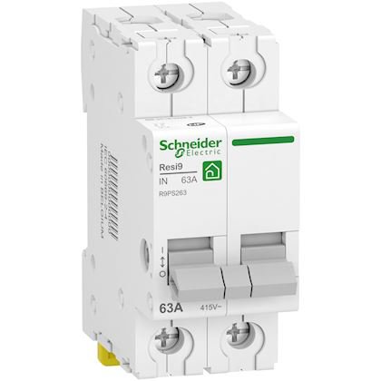 Photo Resi9 XP - interrupteur-sectionneur 2P 63A | Ref : R9PS263