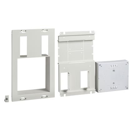 Photo PrismaSeT G - Platine branchement à puissance limitée - Kit panneau de contrôle mono ou triphasé - classe 2 - 6 modules verticaux - L=600xH=300mm - Blanc RAL9003 - IK07 - conforme NF EN 61439-1-2 | Ref : LVS03141