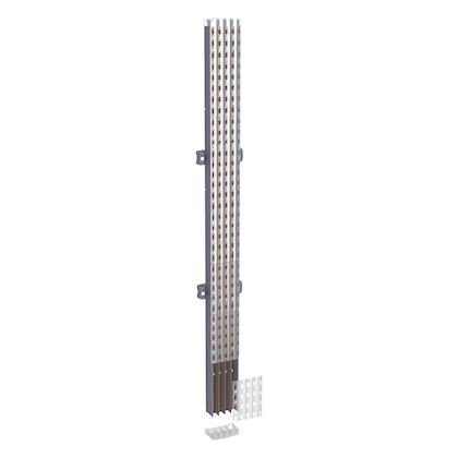 Photo Linergy BW - Jeu de barres isoles install en position vertical  l\'arrire des coffrets/armoire - raccordement tous les 25mm - 160A - 4P - L1000mm - conforme NF EN 61439-2/CEI 61439-1 - compatible PrismaSeT G/P | Ref : LVS04121