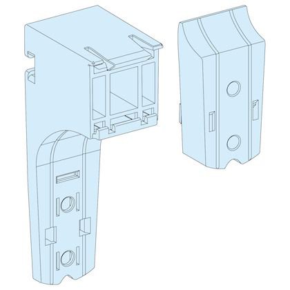 Photo PrismaSeT G - Supports adaptables pour goulotte horizontale - lot de 10 | Ref : LVS04256