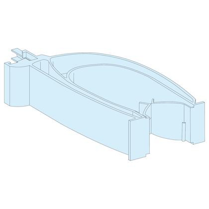 Photo PrismaSeT G Active - Accessoire de cblage - Bracelets de circulation verticaux - Lot de 12 - L138xH25xP73 - Blanc RAL9001 | Ref : LVS04264