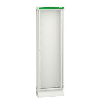Photo PrismaSeT G - Armoire d\'extension livre en kit - 36 Modules verticaux - Installation en saillie - classe 1 - L600xH1980 (avec plinthe)xP205 - blanc RAL9003  - 630A 50/60Hz - IP30 - IK07 - conforme CEI 61439-1/NF EN 61439-2/CEI 62208 | Ref : LVS08215