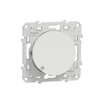 Photo Odace - va-et-vient - Antibacterien - fixation par vis - 3 bornes automatiques - 10A - 250V CA 50 Hz - IK04 - IP21 D - livr avec cache de protection peinture - certifi NF | Ref : S500204
