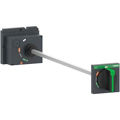 Photo ComPacT NSX - Commande rotative prolonge standard - Poigne noire pour NSX250 - 3 positions OFF/ON/dclanch - Applications standard - Protections IP40 - 1  3 cadenas | Ref : LV429338T