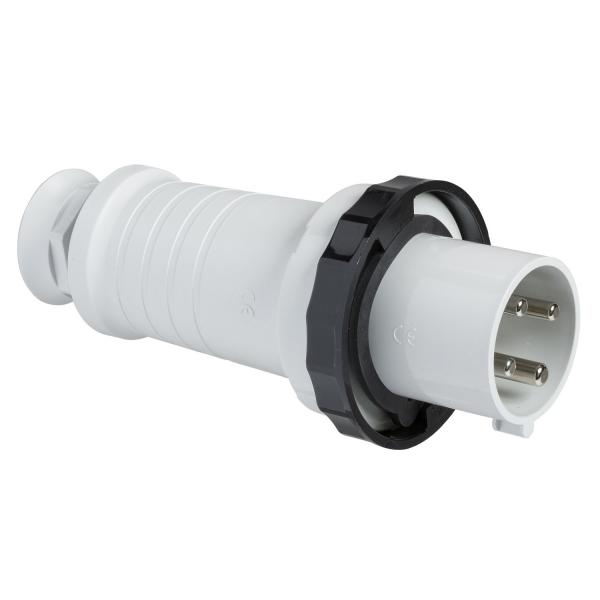 Photo PratiKa - fiche mobile industrielle droite - 63 A - 3P+T - 480-500 V CA - IP67 | Ref : 81385