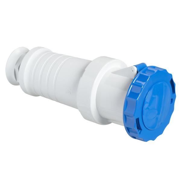 Photo PratiKa - prise mobile industrielle - 63 A - 2P+T - 200..250 V CA- IP67 | Ref : 81478