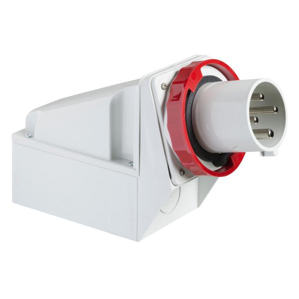 Photo PratiKa - socle de connecteur industriel - 125 A - 3P+T - 380..415 V CA - IP67 | Ref : 81594