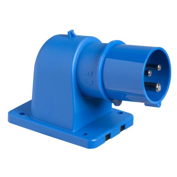 Photo PratiKa - socle de connecteur industriel - 32 A - 3P+N+T - 200-250 V CA - IP44 | Ref : 81818