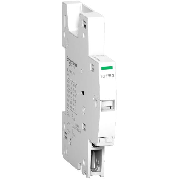 Photo Acti9 iC60 RCBO - contacts auxill OF + signal défaut SD - 240-415Vca 24-130Vcc | Ref : A9A19803