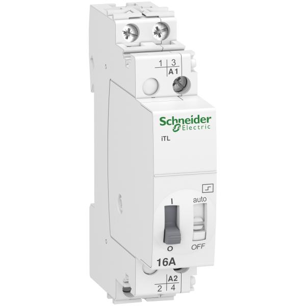 Photo Acti9, iTL tlrupteur 16A 2NO 230...240VCA 110VCC 50-60Hz | Ref : A9C30812