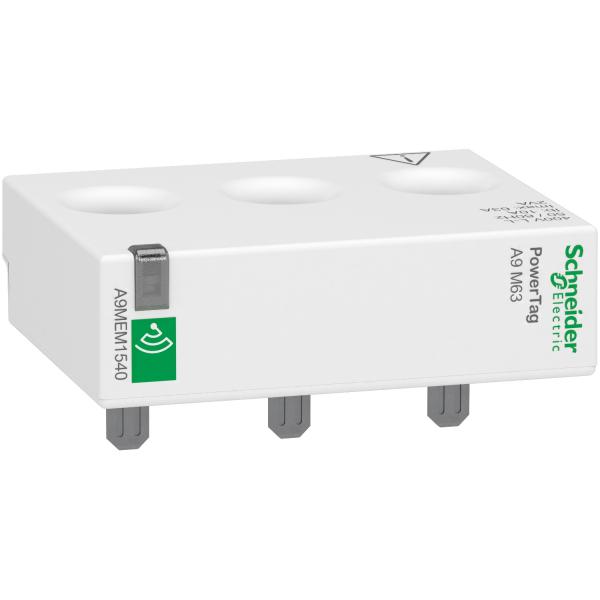 Photo PowerTag - capteur de mesure radio-fréquence - iC60 iID DT60 - 3P - 63A - am/av | Ref : A9MEM1540