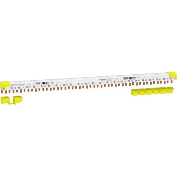 Photo Acti9 iDT40 - peigne - 3P+N - 24 modules de 18mm - 80A | Ref : A9XPN724