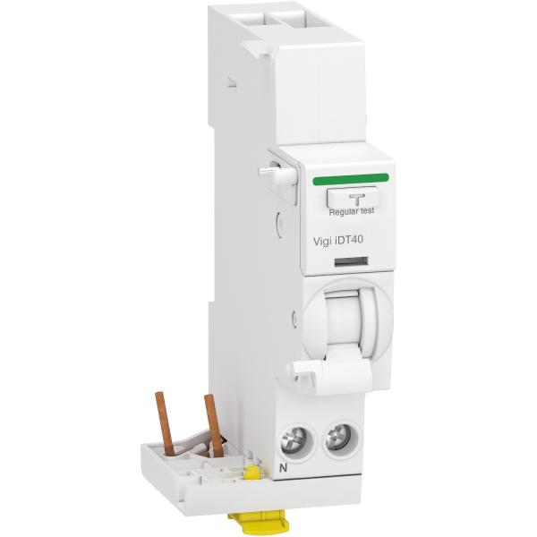 Photo Acti9 iDT40 - module diffrentiel Vigi - dpart iDT40 - 1P+N 25A 30mA type AC | Ref : A9Y62625