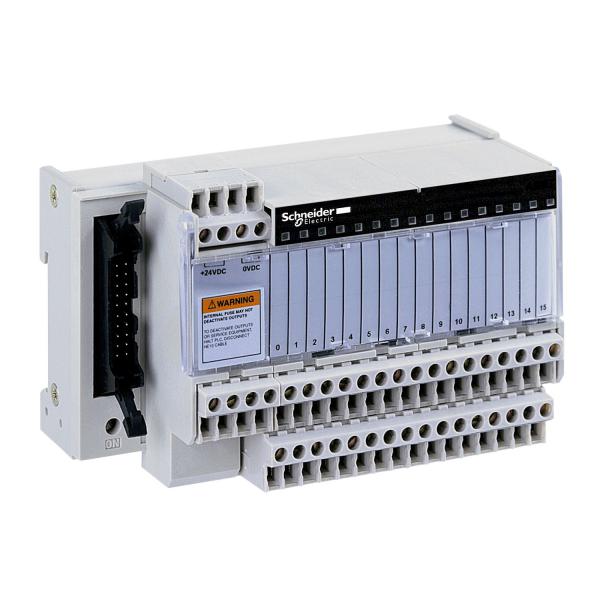 Photo Telefast ABE7 - embase de raccordement passive - 16 entrées ou sorties - DEL | Ref : ABE7H16R21