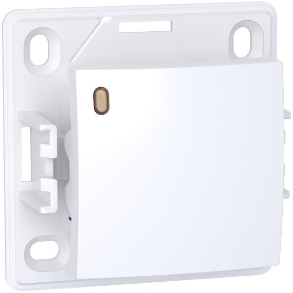 Photo Alra, Poussoir O/F lumineux faible conso blanc polaire | Ref : ALB61052P