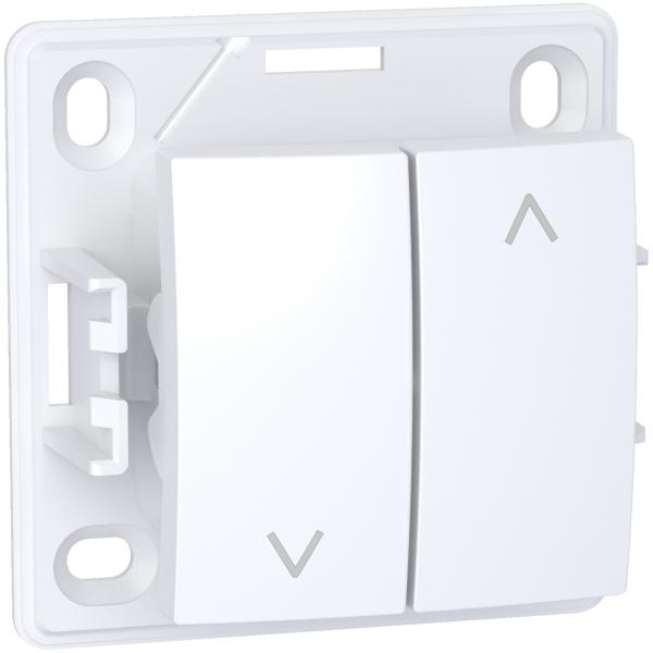 Photo Alra, Poussoir volets roulants, blanc polaire | Ref : ALB61199P