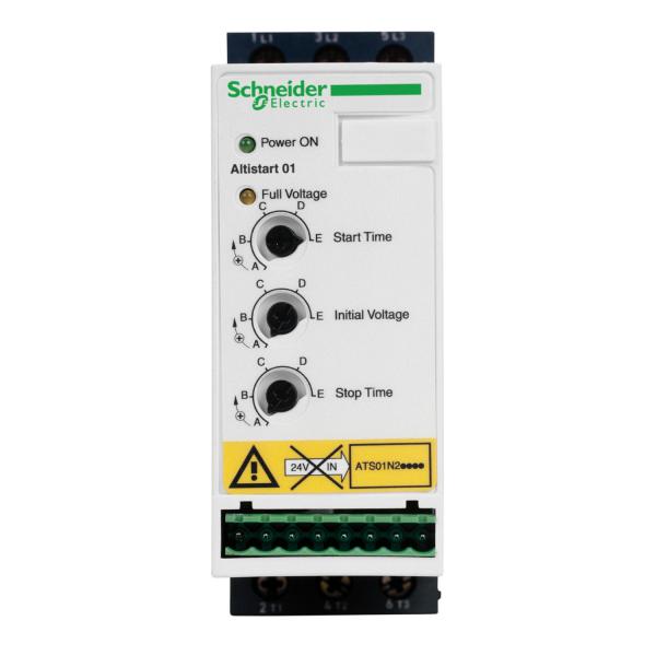 Photo Altistart 01 - démarreur-ralentisseur progressif - 6A - 200..240V | Ref : ATS01N206LU