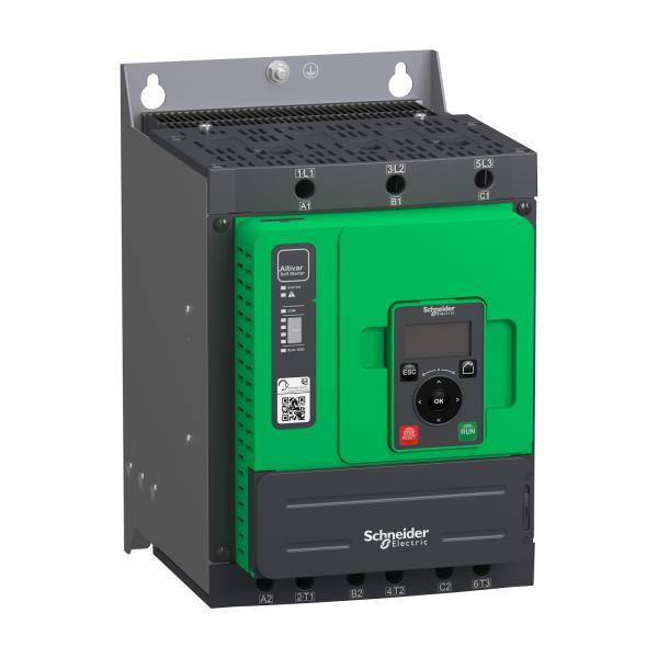 Photo Altivar Soft Starter ATS480 - 75A - 208V  690V - Options de com : Modbus serie (Intgr). Modbus TCP. EtherNet/IP. PROFINET. PROFIBUS DP. CANopen | Ref : ATS480D75Y