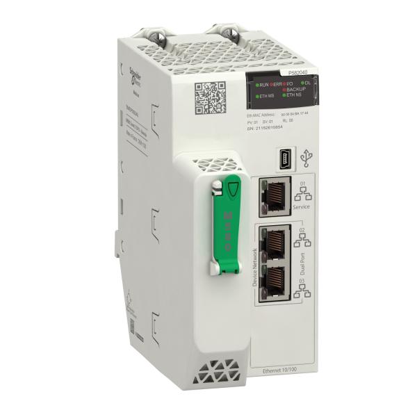 Photo Modicon M580 - processeur - 2048 E/S TOR 512 E/S ANA - 2 ports Ethernet tps r�el | Ref : BMEP582040