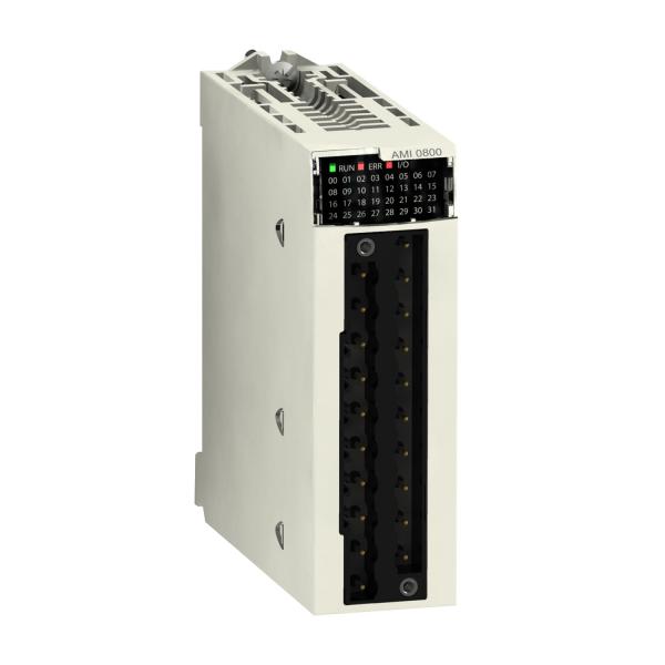 Photo Modicon X80 - module M340 - 4 entrées analogiques rapides | Ref : BMXAMI0410