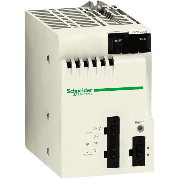 Photo Modicon X80 - module d'alimentation - 100..240Vca - 20W | Ref : BMXCPS2000