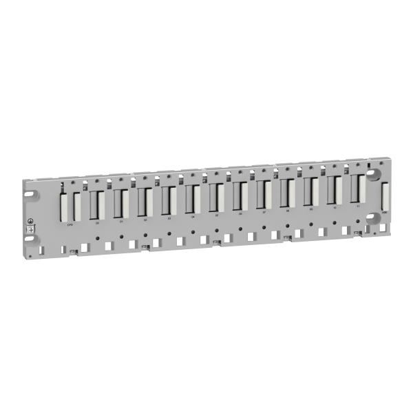 Photo Modicon X80 - rack pour M340 - 12 bus X - IP20 | Ref : BMXXBP1200   