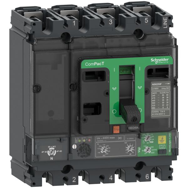 Photo NSX160B DISJV 4P MIC4.2AB 160A | Ref : C16B44B160