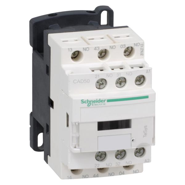 Photo TeSys CAD50 - contacteur - 5F+0O - instantan - 10A - 230Vca | Ref : CAD50P7