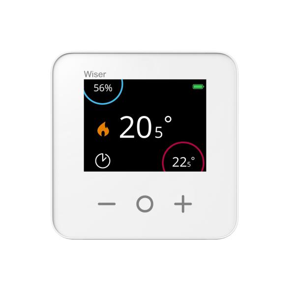 Photo Wiser - thermostat d\'ambiance connect� liaison zigbee 2.4GHz | Ref : CCTFR6400