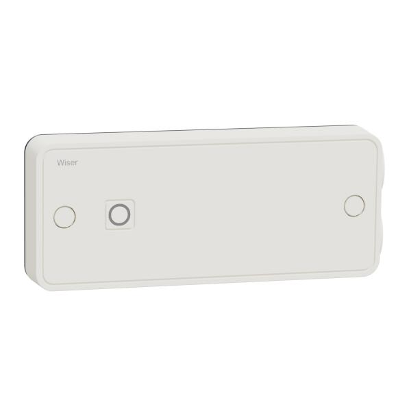 Photo Wiser - actionneur pour radiateur électrique / répéteur zigbee - contrôle on/off 16A max ou via fil pilote - puissance max pilotable 3 kW - alimentation 230Vca - blanc - 67x162x25mm | Ref : CCTFR6700