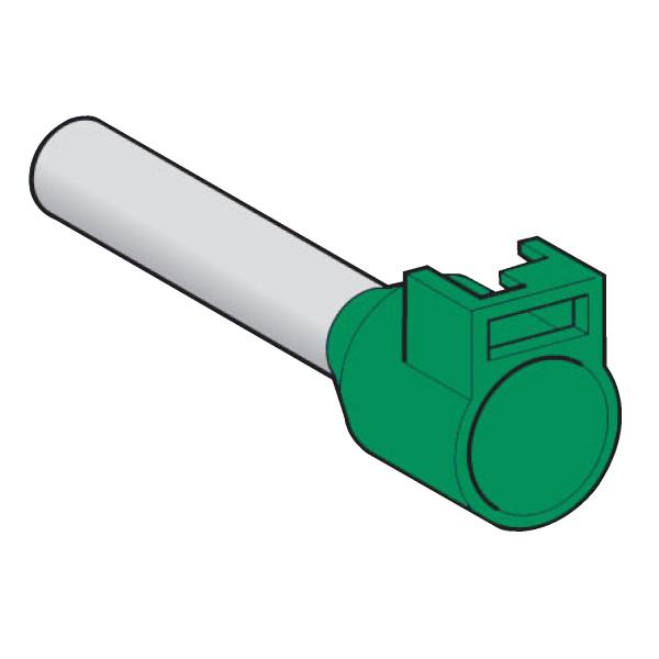 Photo Linergy DZ5 - embout de c�ble porte �tiquette - moyen - 6mm� - vert - NF | Ref : DZ5CA062