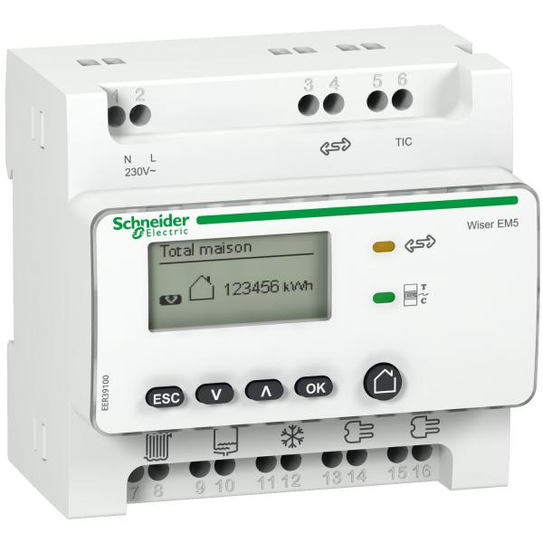 Photo Wiser Energy - compteur des usages lectriques RT2012 | Ref : EER39300