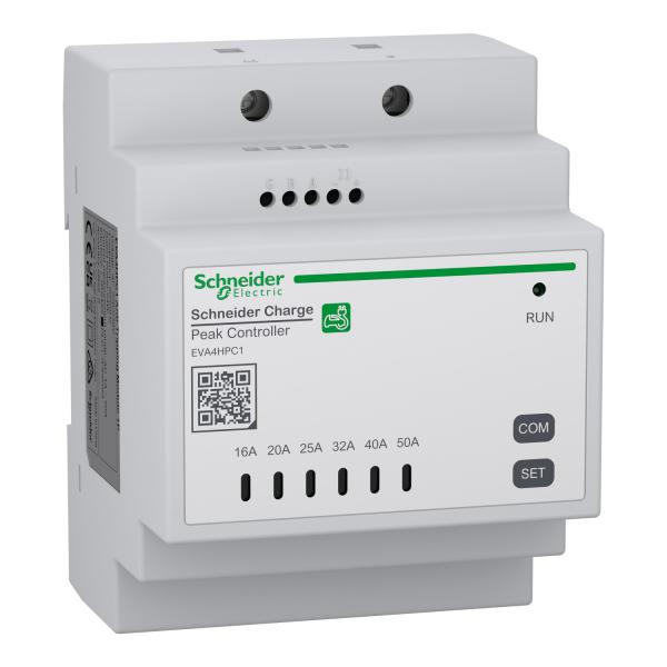 Photo EVlink - Systme anti-dclenchement monophas pour bornes de charge vhicules lectriques - de 16  50A - Permet de ne pas dpasser la puissance de l\'abonnement souscrite auprs du fournisseur d\'nergie | Ref : EVA4HPC1