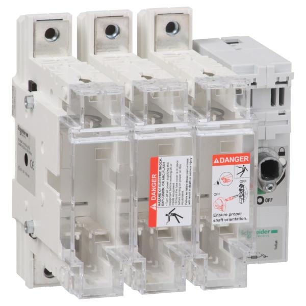 Photo TeSys GS - interrupteur sectionneur fusible - 3P - 160A - din 0 | Ref : GS2L3