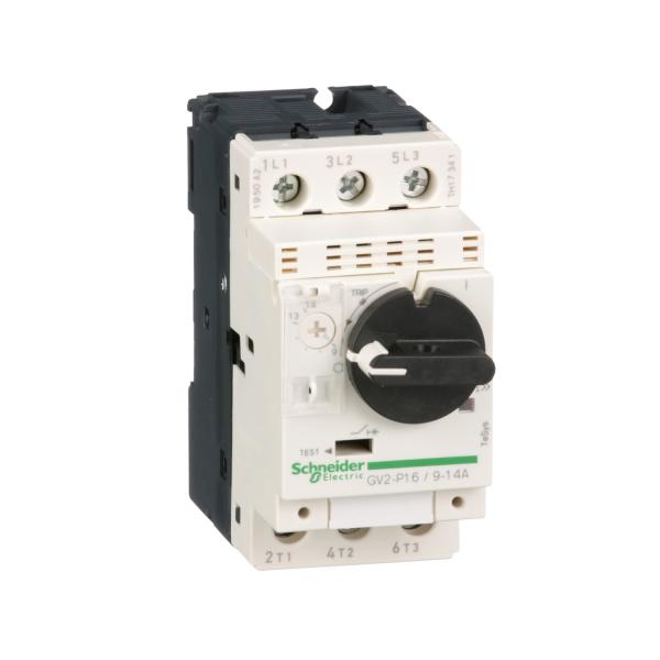 Photo TeSys GV2P - disj. moteur - 9..14A - 3P 3d - d�clencheur magn�to-thermique | Ref : GV2P16
