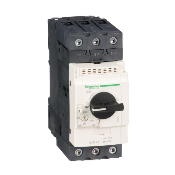 Photo TeSys - disjoncteur moteur magnéto-thermique GV3 - 3P - 30A à 40A - Everlink BTR | Ref : GV3P40