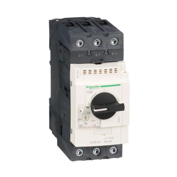 Photo TeSys GV3 - disjoncteur moteur - 65A - 3P 3d - dclencheur magntique | Ref : GV3P65