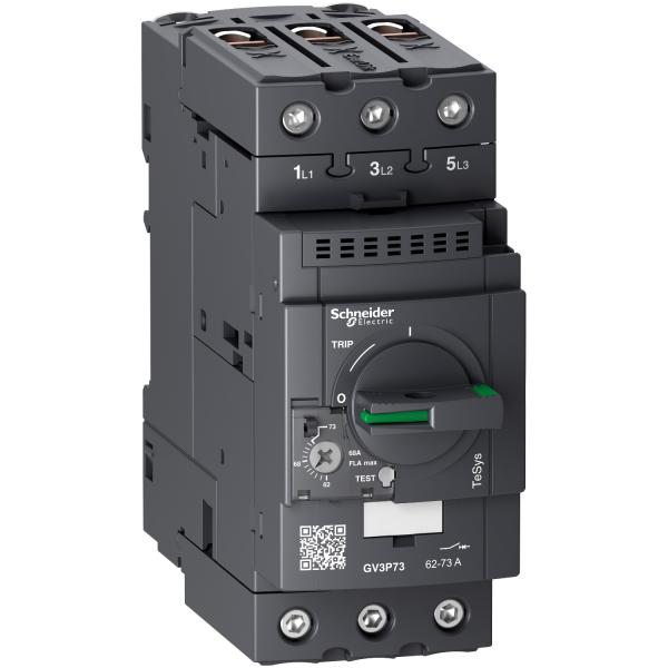 Photo TeSys GV - disjoncteur moteur magnéto-thermique - 62 à 73A - 3P - Everlink | Ref : GV3P73