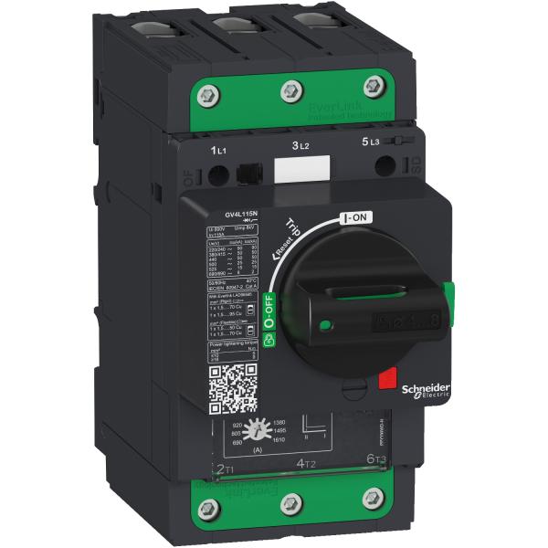 Photo TeSys GV - disjoncteur magntique - In 50A - 25kA - Everlink | Ref : GV4L50B