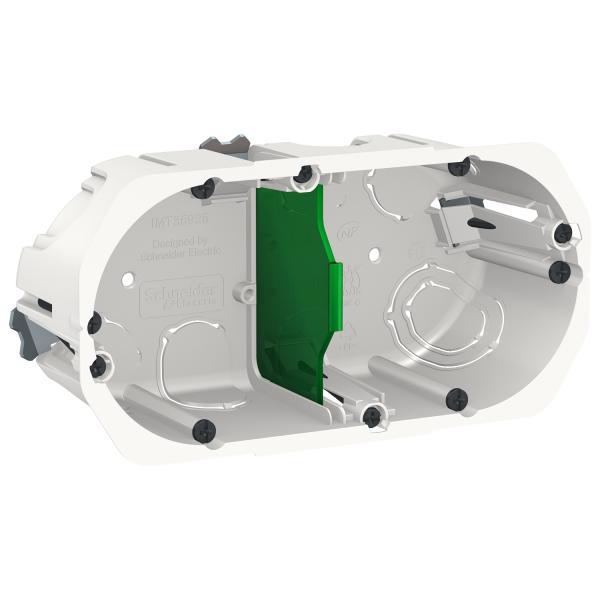 Photo Multifix - bote d'encastrement -  67mm - prof 50mm - 2 postes entraxe 71 mm | Ref : IMT35925