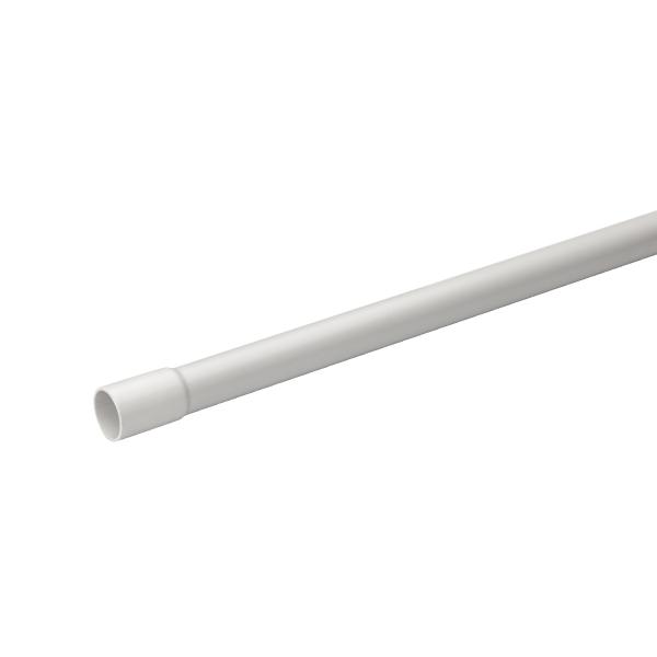 Photo Mureva Tube - conduit rigide tulip - gris (RAL 7035) -  interne : 21.4 | externe : 25mm - 359mm - 750N - PVC - GT3321 - NF - sans plomb - unit : mtre linaire. prix pour 100m. quantit de vente : 3 pour un tube. 51 pour un lot | Ref : IMT50625
