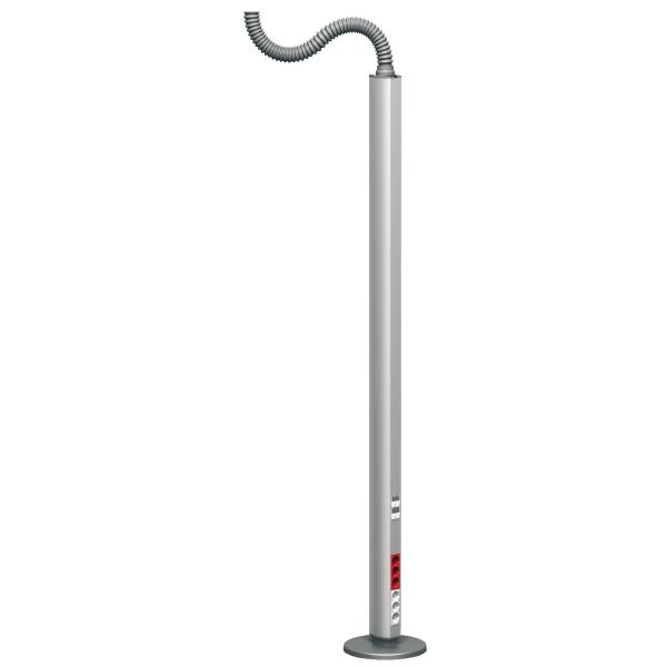 Photo OptiLine 45. colonne mobile aluminium 2 faces 2.45 m | Ref : ISM20116