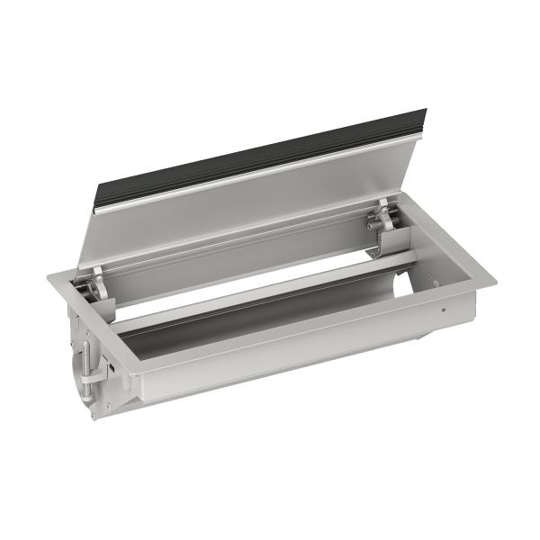 Photo OptiLine 45 - boitier vide de prises type encastr� - gris - IP30 - L= 350mm | Ref : ISM20410